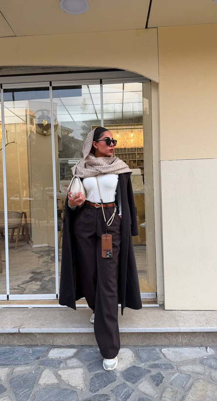 پالتو بلند زنانه مزوندوز مدل لامر – قد ۱۱۶ سانتیمتر با تنخور کلاسیک