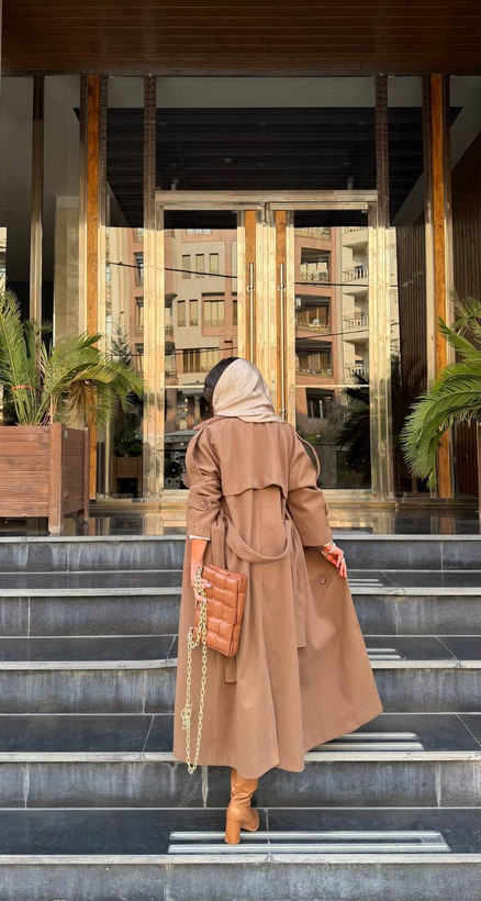 خرید پالتو بلند کرم استخوانی جنس فوتر اعلا